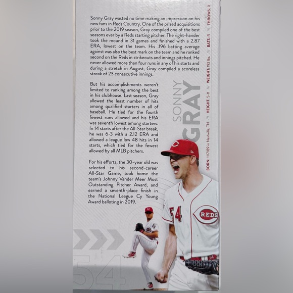 🆕 Pitcher SONNY GRAY BOBBLEHEAD 2020 Cincinnati Reds, new in box. - Picture 2 of 3